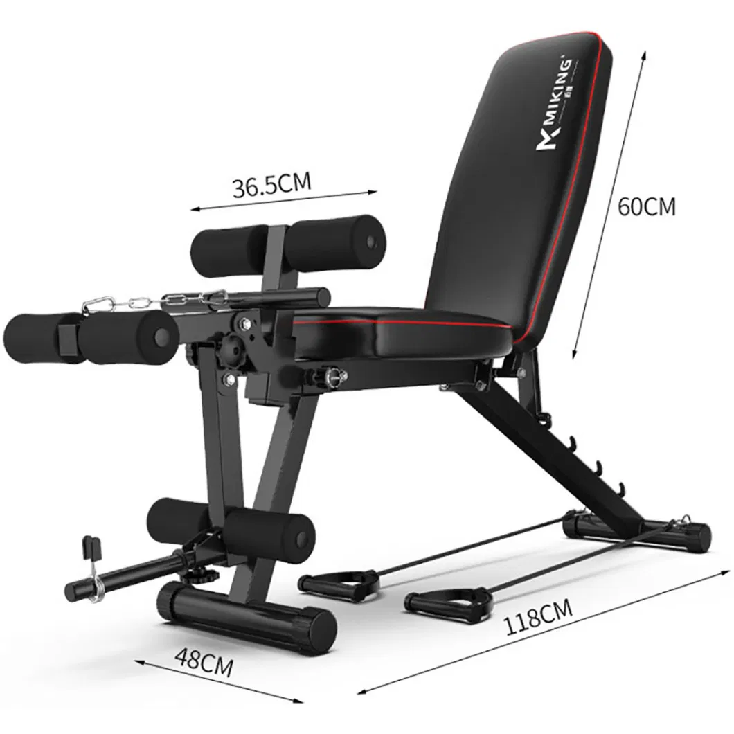 Dumbbell Bench Professional Fitness Multifunctional Supine Board Home Bench Chair