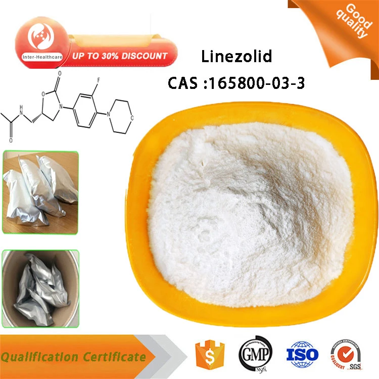 Factory Price Pharmaceutical Purity Antibiotic Raw Linezolid Powder CAS 165800-03-3 Linezolid