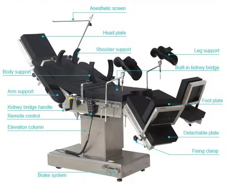 Electric Medical Device Therapy Table Medical Equipment Surgical Operating Table