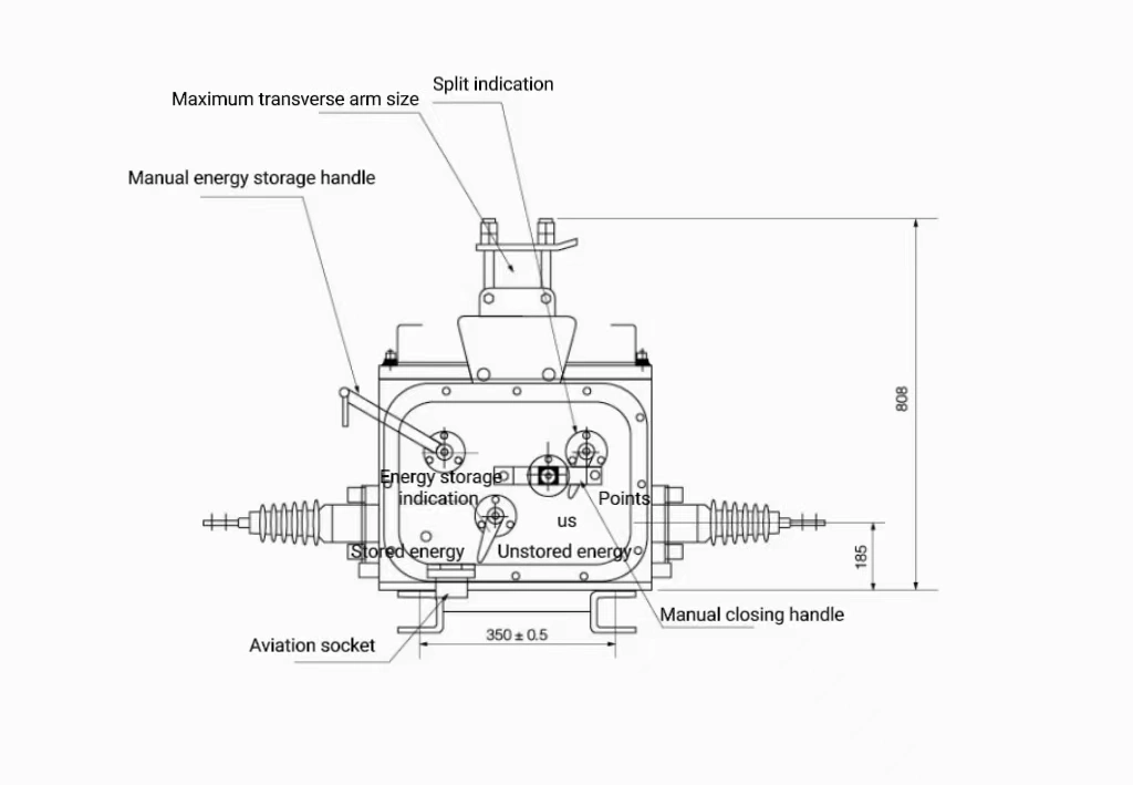 Circuit Breaker Vacuum Circuit Breakr 12kv for Outdoor Usage