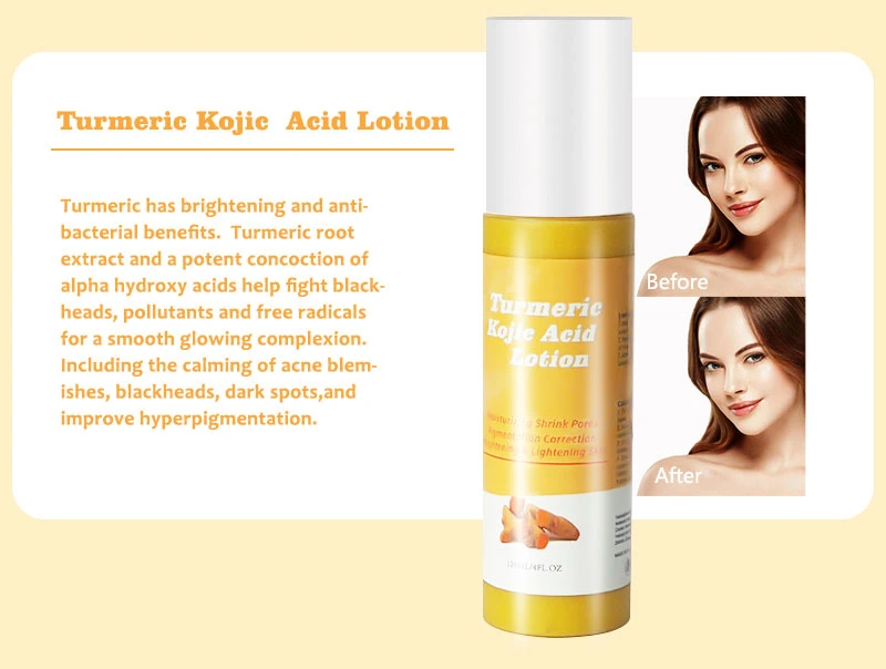 Beauty Cosmetics Skin Care Moisturizing Anti-Wrinkle Vitamin C Turmeric Skin Care Set