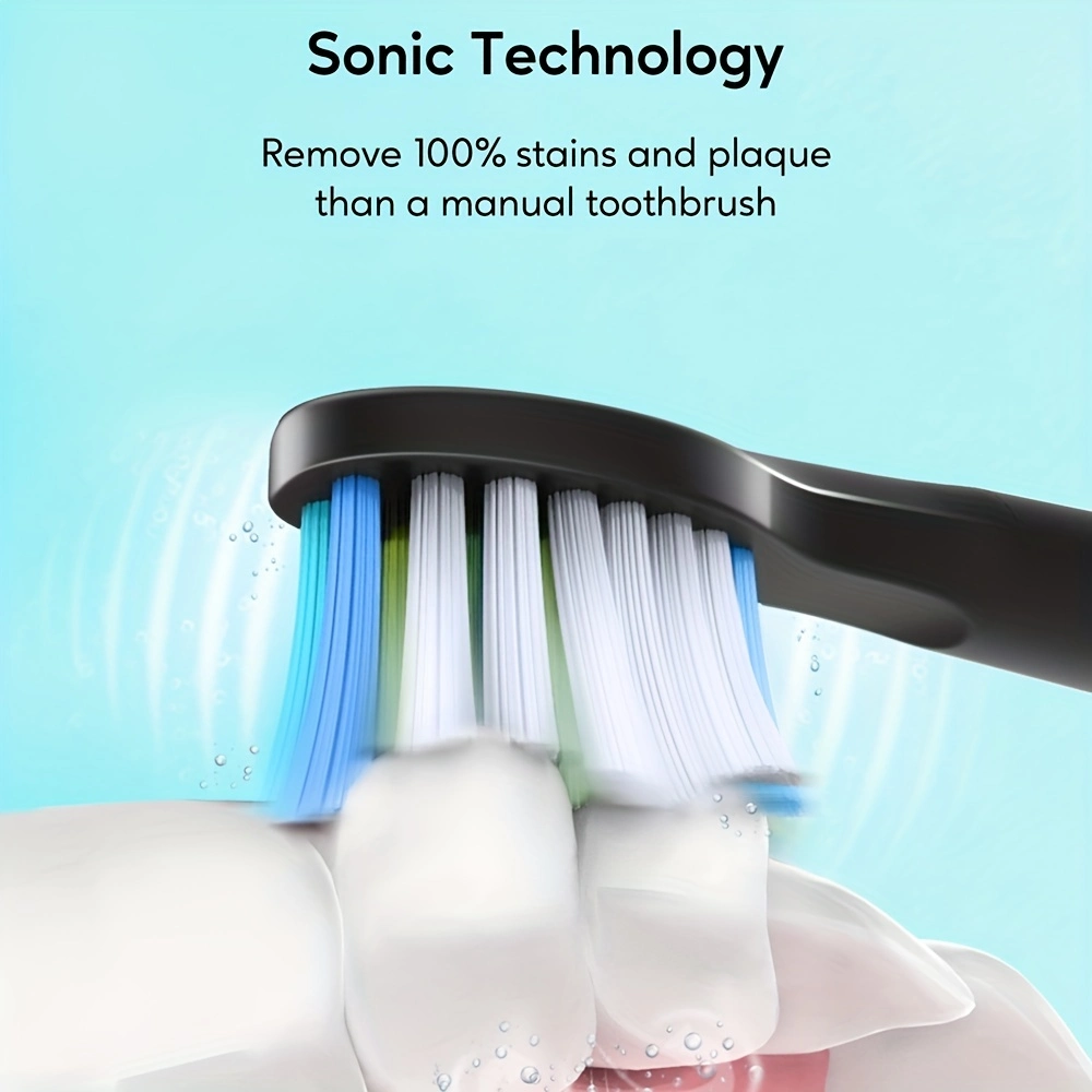 Fairywill Dual Electric Rechageable Automatic USB Charging Toothbrush