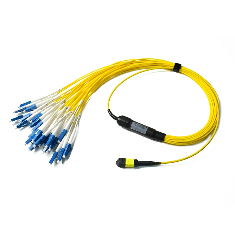 Factory Sales 8f 12f 24f LC/Sc/St/FC MPO/MTP Connector Trunk Cable Fiber Optic Patch Cord / Patchcord