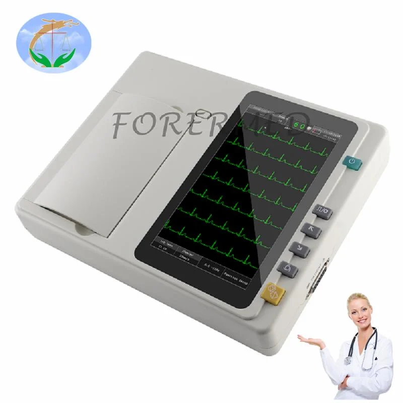 3 Channel 12 Leads ECG Machine Medical ECG Machine Equipment Digital Electrocardiograph