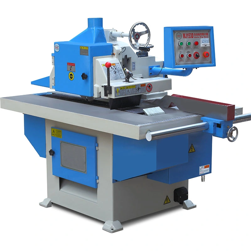 Mj153 Automatic Sizing Rip Saw Wood Laser Cutting Machine