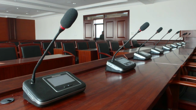 Desktop Wireless Conference Microphone with Voting Simultaneous Interpretation