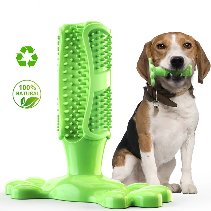 Pet Teeth Cleaning Brushing Oral Dental Care Durable Dog Chew Toy Dog Chew Toy Toothbrush