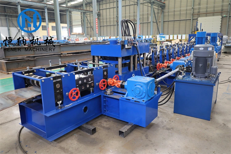 Highway Guardrail Roll Forming Machine Steel Production Line High Speed Way Guard Making Machine