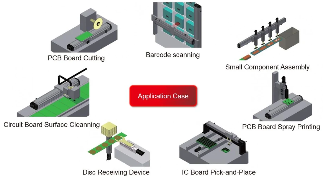 CNC High Speed Cost-Effective Timing Belt Linear Positioner Xyz Translation Stage