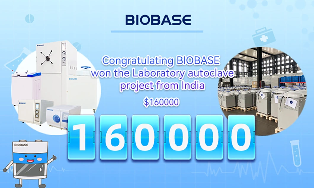 Biobase Vertical Autoclave 75L Laboratory Sterilizer Economic Type