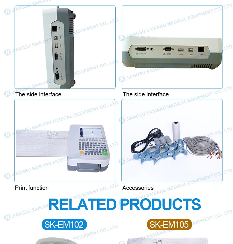 China Products Comfortable Portable ECG Machine