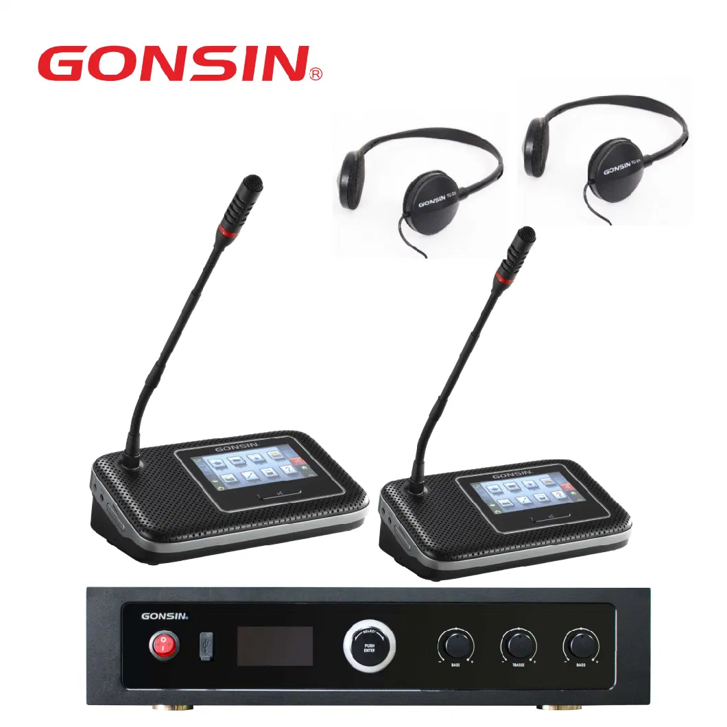 Desktop Wireless Conference Microphone with Voting Simultaneous Interpretation