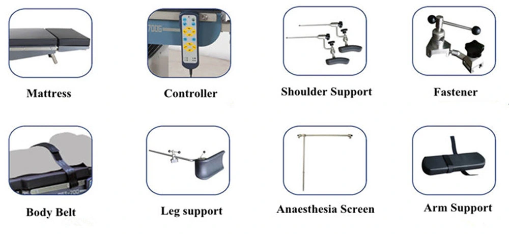 Hospital Equipment Multi-Function Electric Operating Table with CE ISO Approved