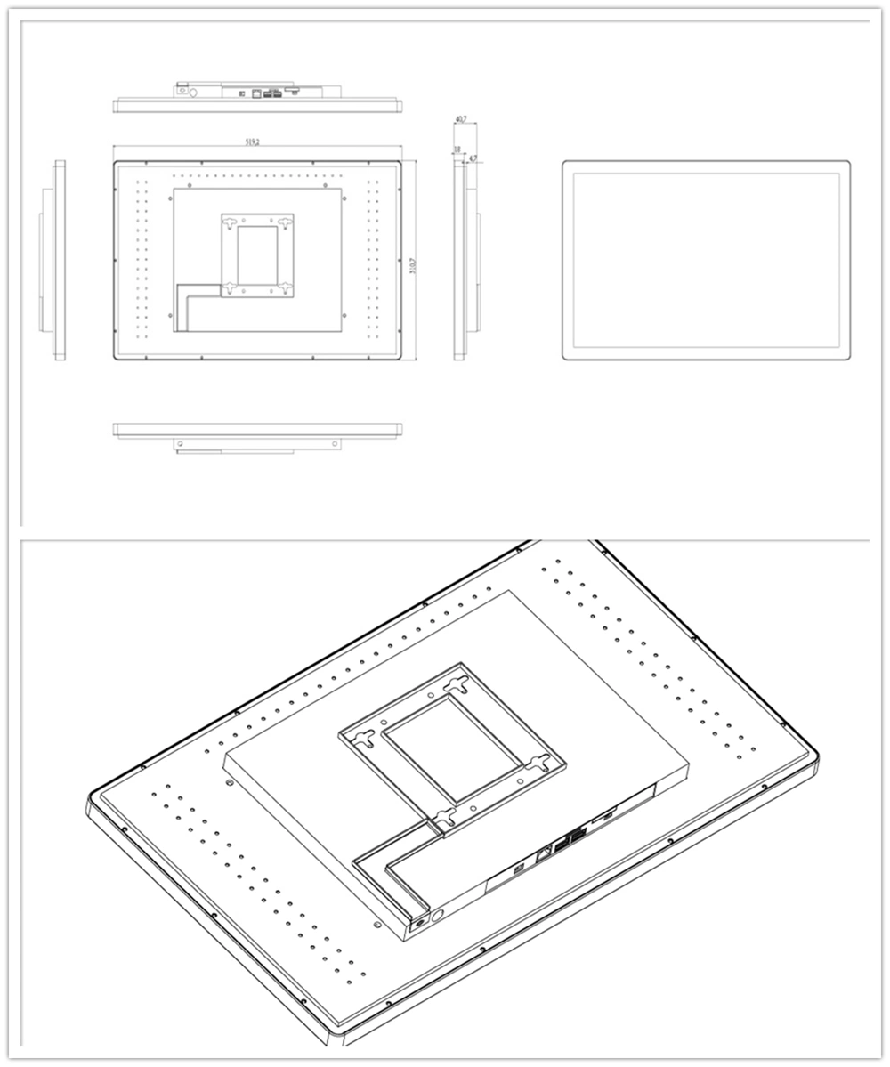 12 Inch Slim LCD Video Digital Photo Frame