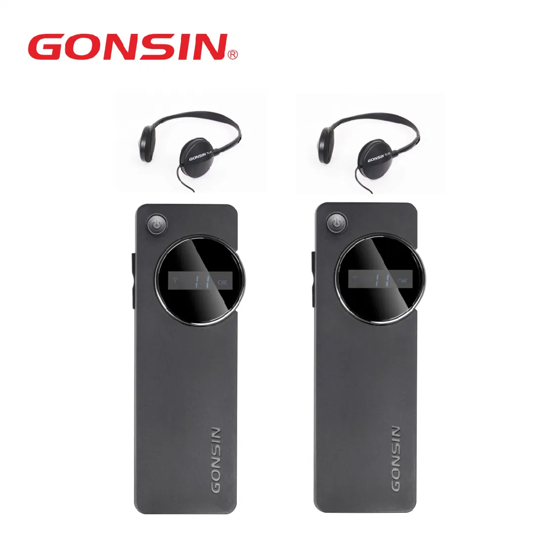 Gonsin Interpreting Conference System Simultaneous Interpreter Audio CD Level Sound Headphones-Interpreters Portable Equipment