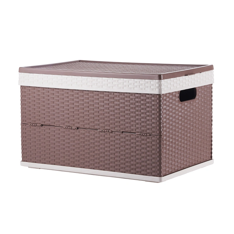 Wholesale Price PP Rattan High Load Bearing Foldable Camping Storage Box