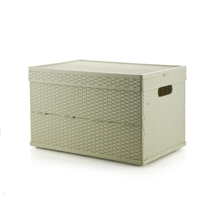 Wholesale Price PP Rattan High Load Bearing Foldable Camping Storage Box