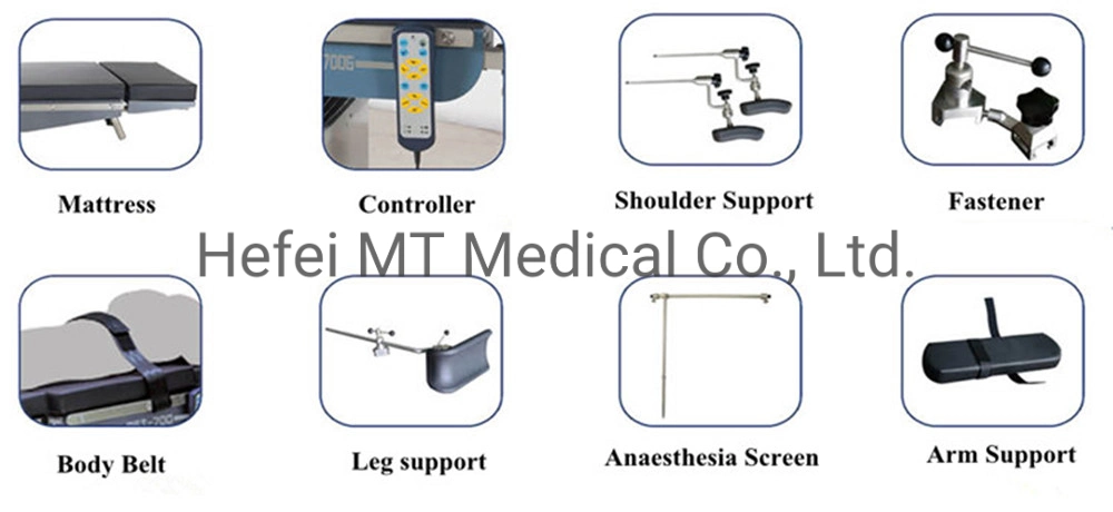 Mt Medical Comfortable Multifunction Obstetric Delivery Bed Stainless Steel Adjustable Surgical Manual Operation Table