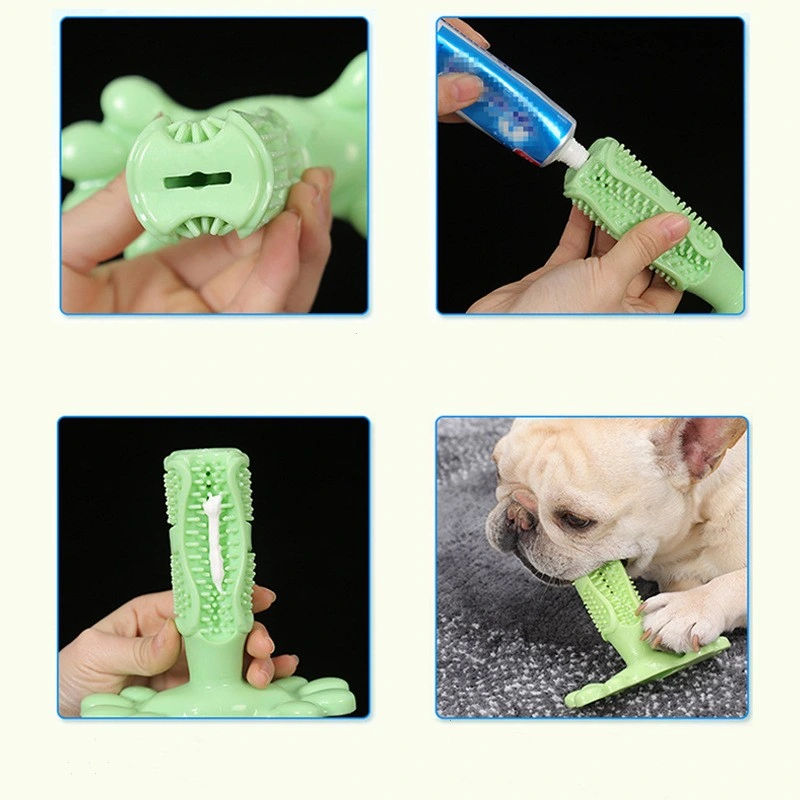 Pet Teeth Cleaning Brushing Oral Dental Care Durable Dog Chew Toy Dog Chew Toy Toothbrush