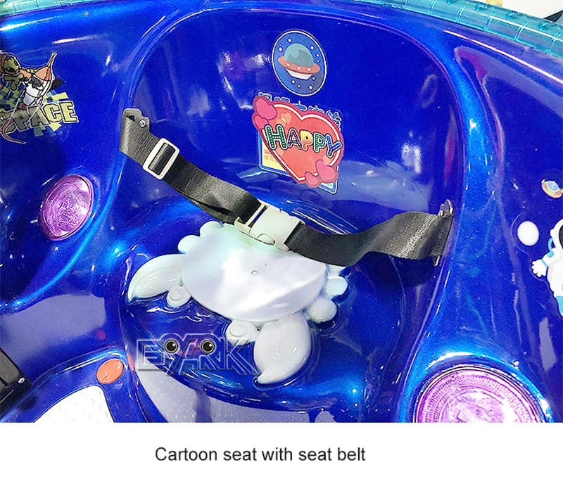 Theme Park Ride Interstellar Space Capsule MP5 Double Parent-Child Rotary Swing Coin Operated Kids Ride Funfair Machine