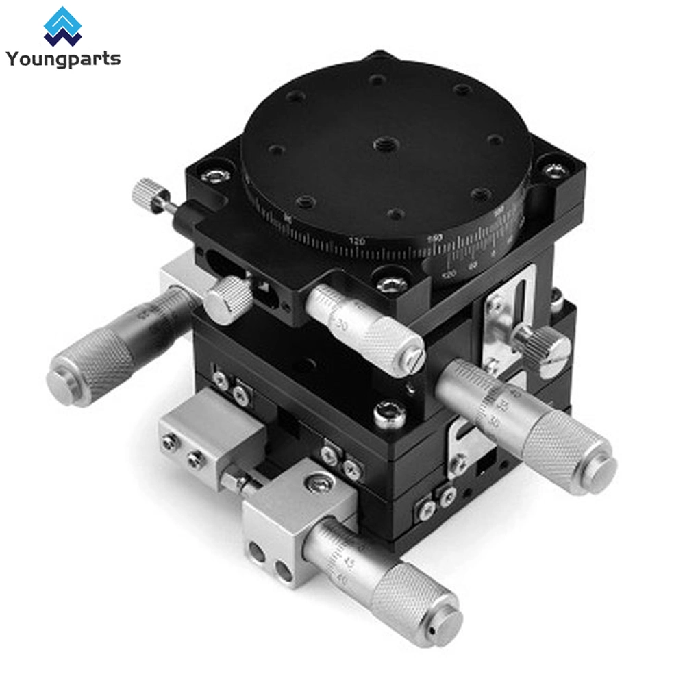 60X60mm Ld60 Trimming Platform Sliding Table 3-Axis Xyz Linear Stage with Cross Roller Guide