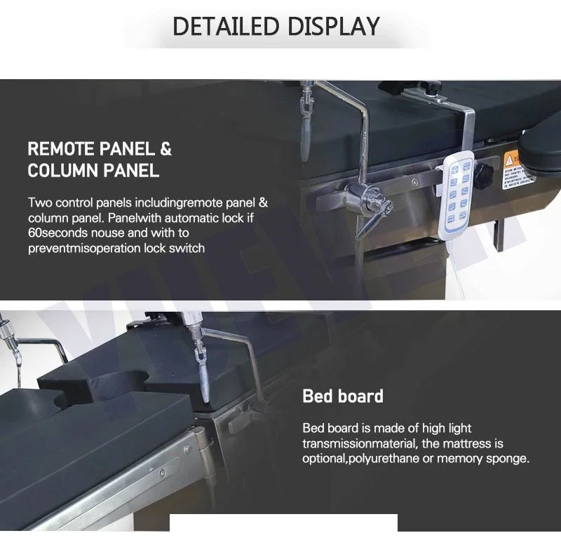 Medical Equipment Hospital Hydraulic Operating Theatre Table for Operating Room Surgical Equipment