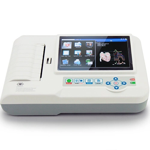 12 Leads Display Auto-Analysis and Auto-Interpretation ECG Machine