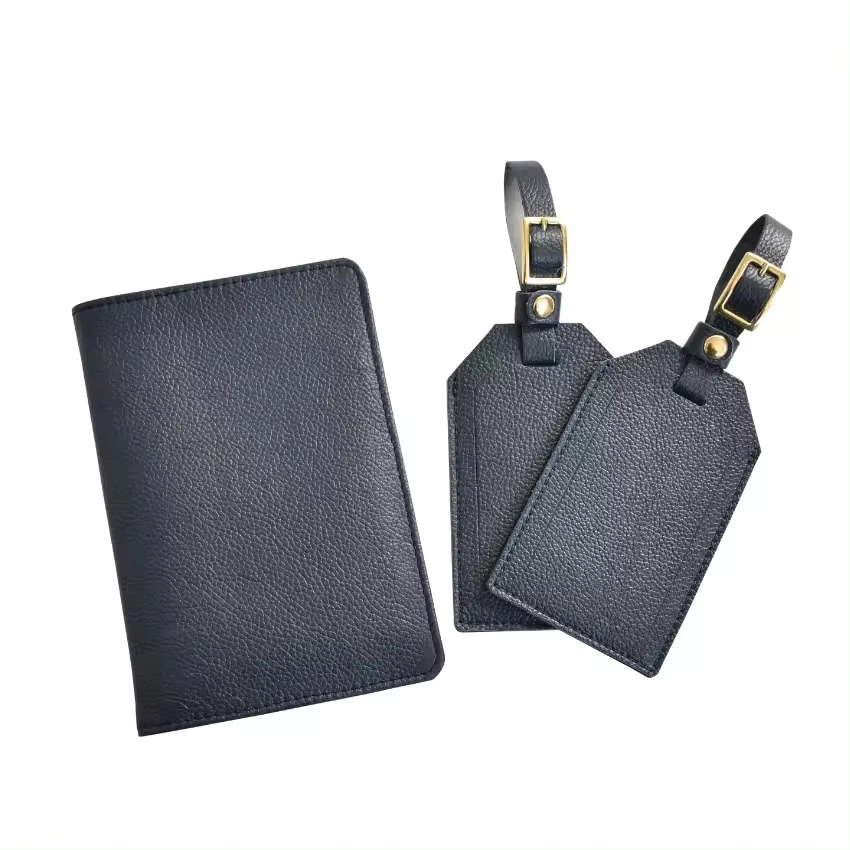 Promotional Custom Logo PU Leather Travel Accessory Personalized Passport Holder