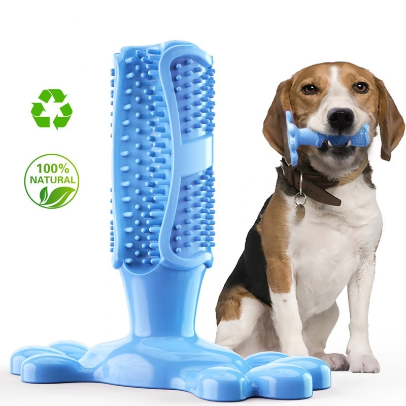 Pet Teeth Cleaning Brushing Oral Dental Care Durable Dog Chew Toy Dog Chew Toy Toothbrush