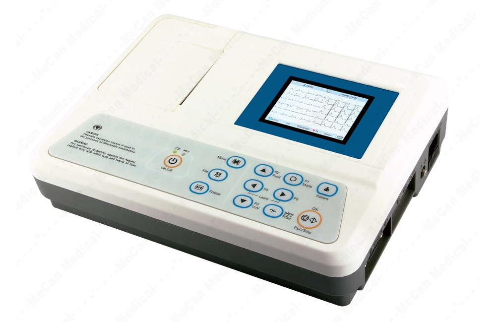 OEM Medical Portable 3 Lead with Interpreter ECG 12 Channel EKG Machine