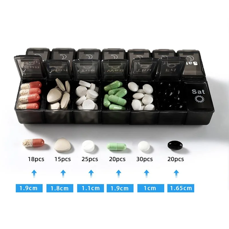 Large Pill Organizer Weekly Pill Boxam Pm Pill Case Day Night Pill Container 7 Day