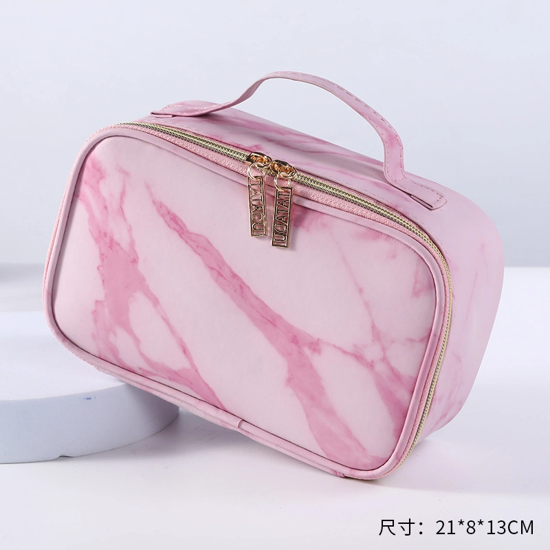 Marble Cosmetic Bag Storage Waterproof Portable Toiletry Bag