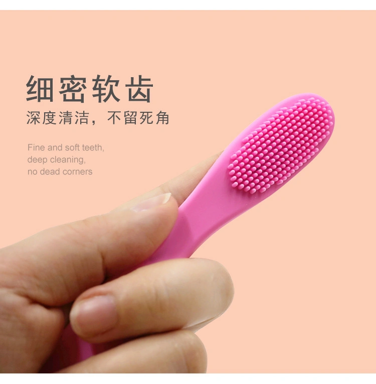 Pet Silicone Toothbrush Cleaning Finger Cot Toothbrush Silicone Dog Toothbrush Cat Toothbrush