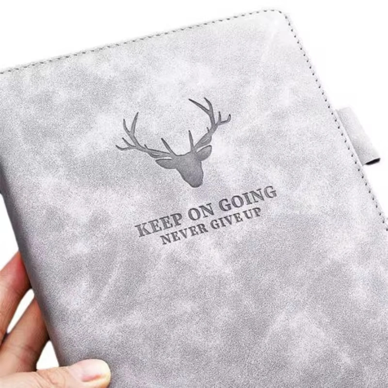 Promotional Customize Lettering Super Thick Leather Notebooks