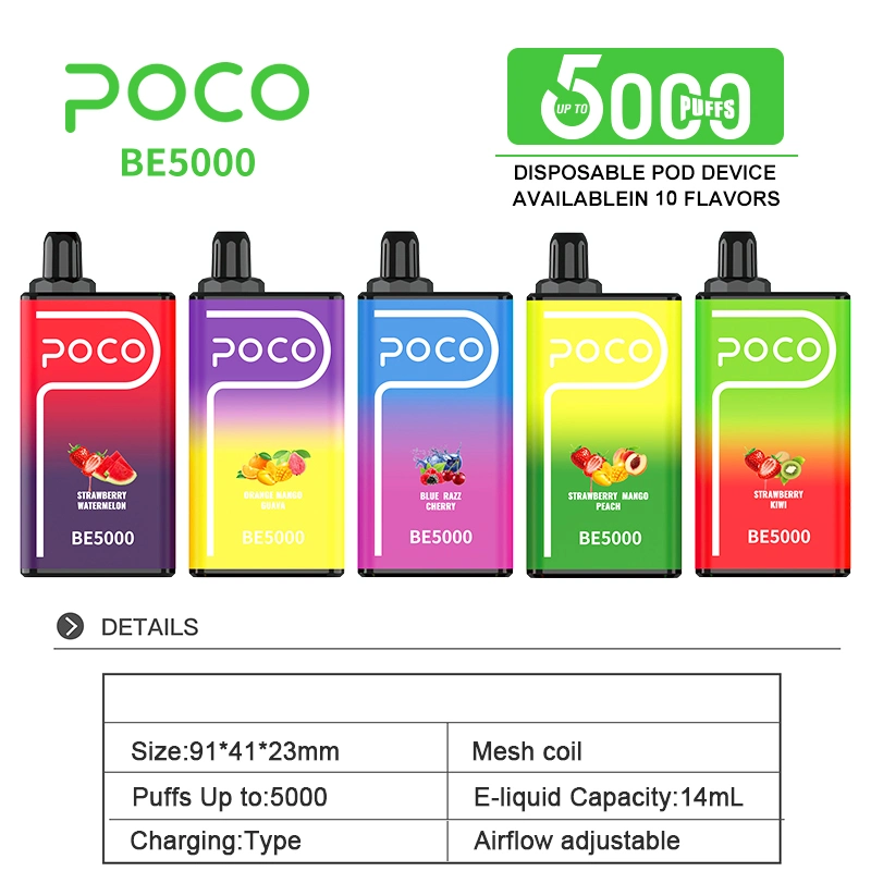 Poco Be5000 Disposable Vape Starter Kit 5000 Puff Bar Vape Review