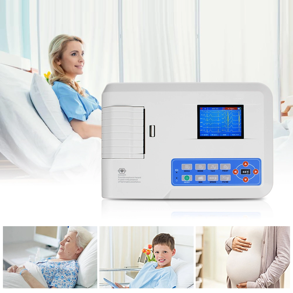 Cheap Price PC Based Hot Sale 3 6 12 Channel ECG Monitor Medical Equipment Foinoe ECG Portable ECG Machine for Hospital