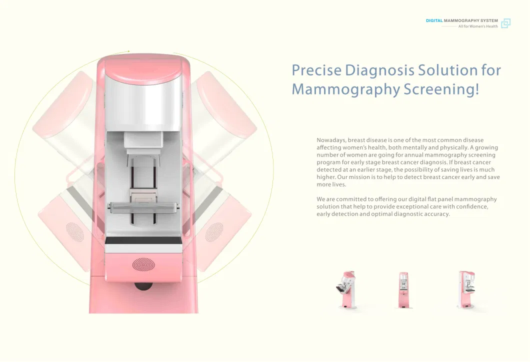 Mammography Dr X-ray Scanner Foinoe X Ray Mammography Equipment Breast Diagnosis Xray