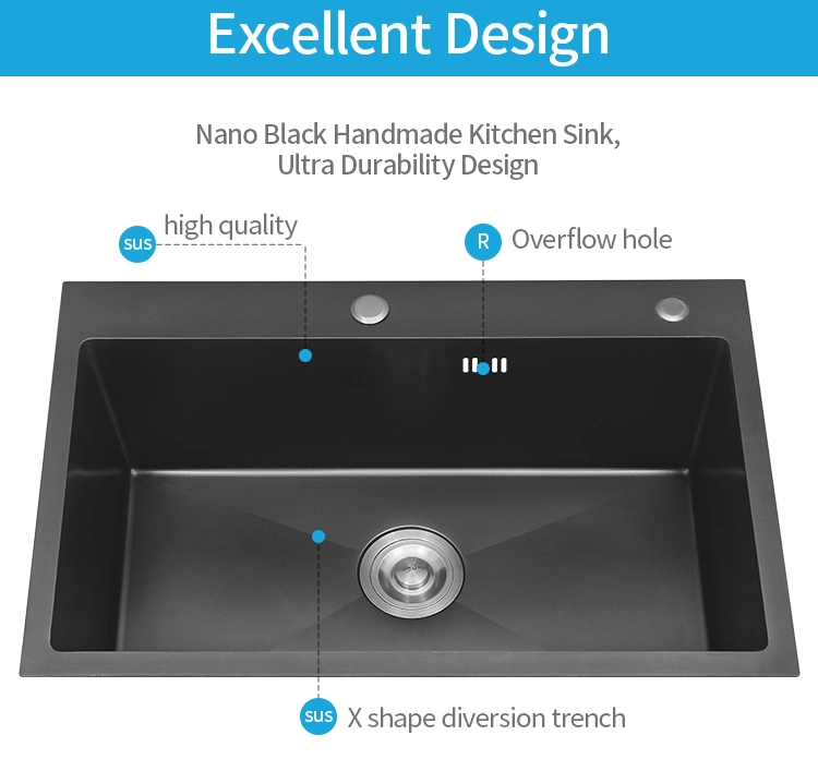 Online Technical Support Brushed Liangshun Kitchen Sinks Stainless Steel Sink