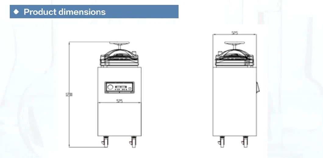 Aucma 75L Vertical Steam Autoclave/Sterilizer (ALM-75)