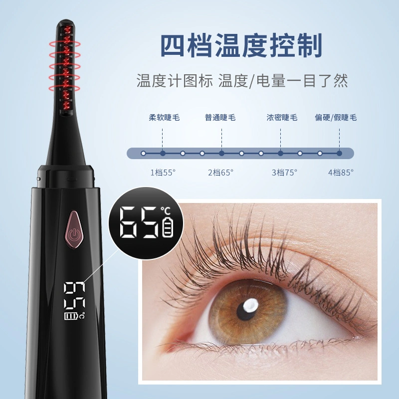 New Electric Permer Mini Portable USB Charging Heating Eyelash Clip