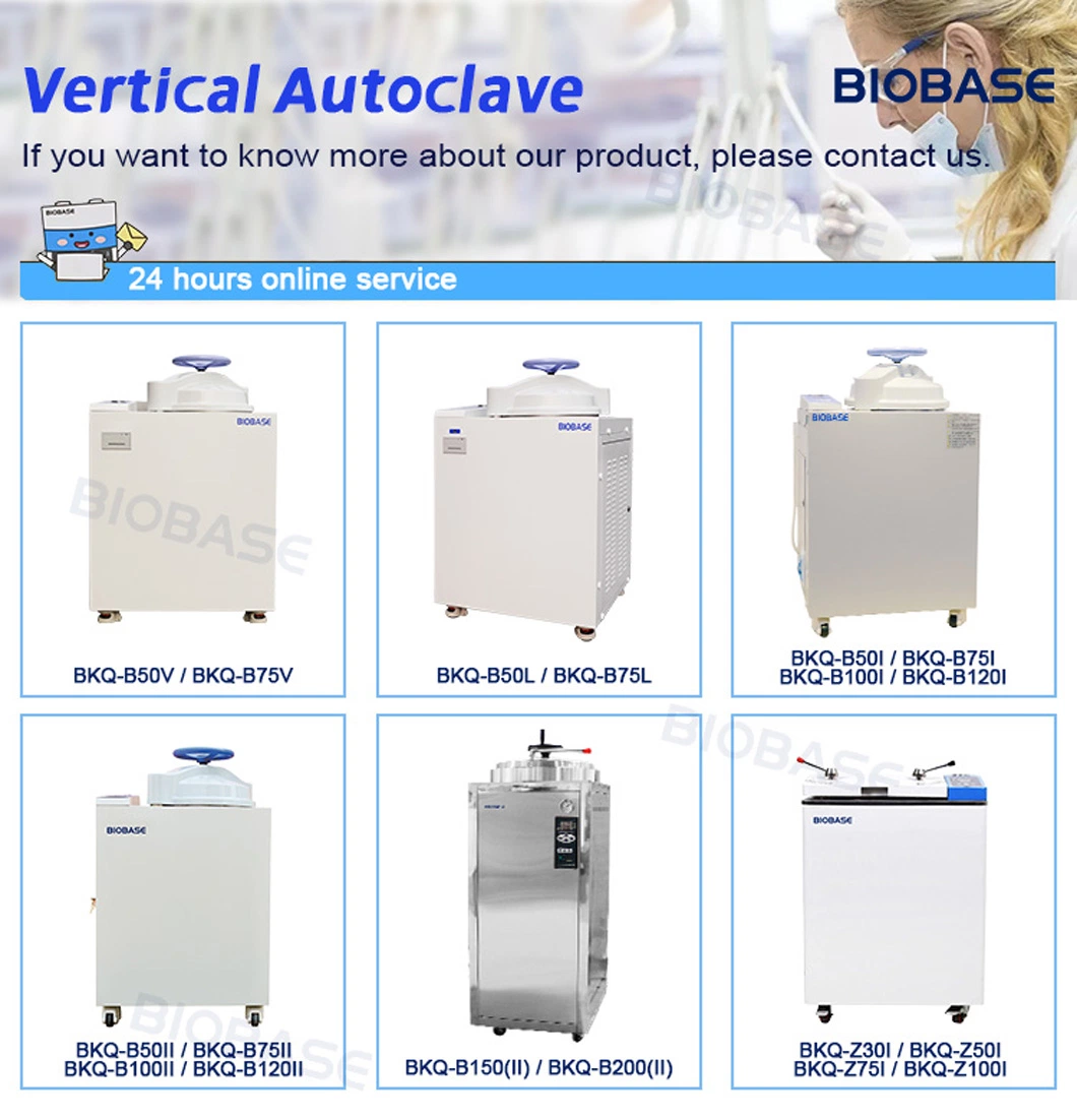 Biobase Autoclave Machine Price Vertical Autoclave Vertical Steam Sterilizers