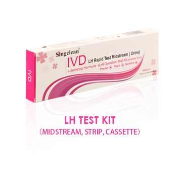 Singclean CE Approved Wholesale Rapid Medical Supply Ivd Reagent Diagnostic Urine Ovulation Pregnancy Self Test Strip for Home Testing