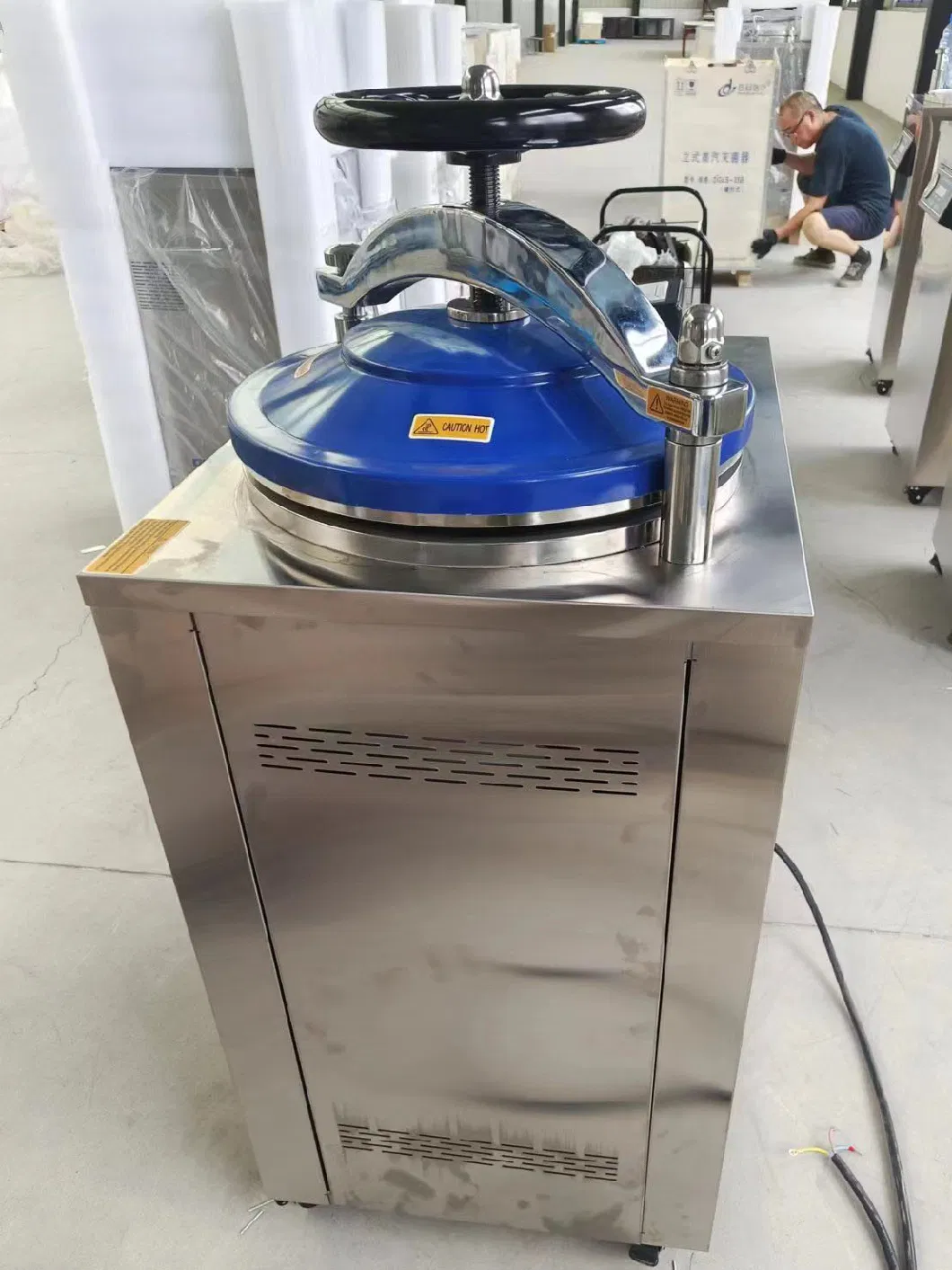 Sada Medical 35L 50L 75L 100L Verical 100% Drying Vacuum Steam Pressure Sterilizer