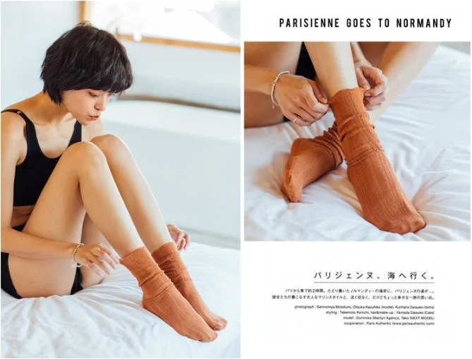 Custom High Quality Women Lace Korean College Style Japanese Ladies Cotton Socks