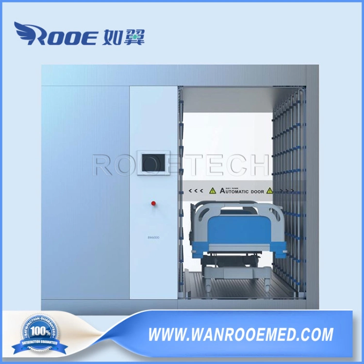 Double Door Medical Large Cleaning Machine Hospital Bed Patient Trolley Washer Disinfector with Drying