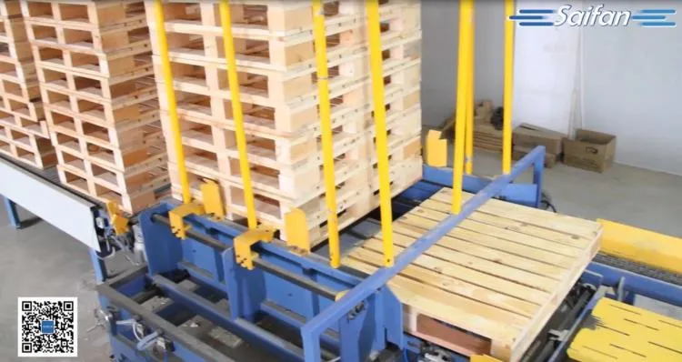 High Efficiency Euro Block Wood Pallet Automatic Production Line