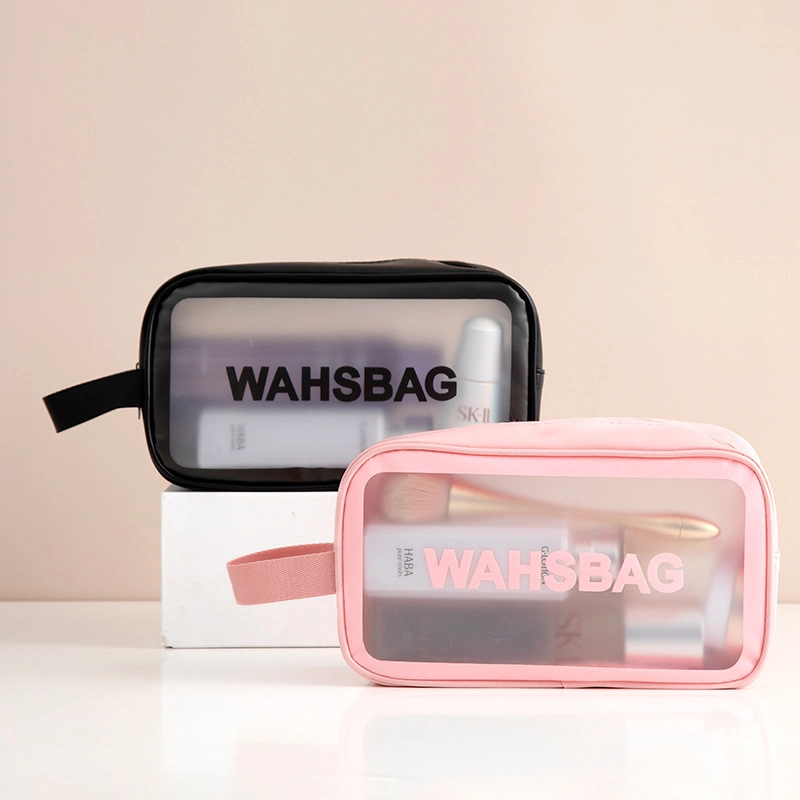 Cosmetic Bag Portable Portable Transparent Travel Toiletry Bag