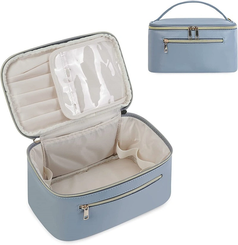 Travel Makeup Bag, Makeup Bag, Makeup Case, Large Wide Pockets, Suitable for Women&prime;s Purses, Can Put Toiletries and Brushes