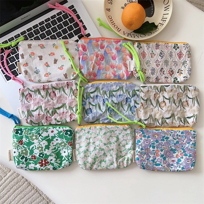 Colorful Rope Bag Simple Japanese Portable Toiletry Bag