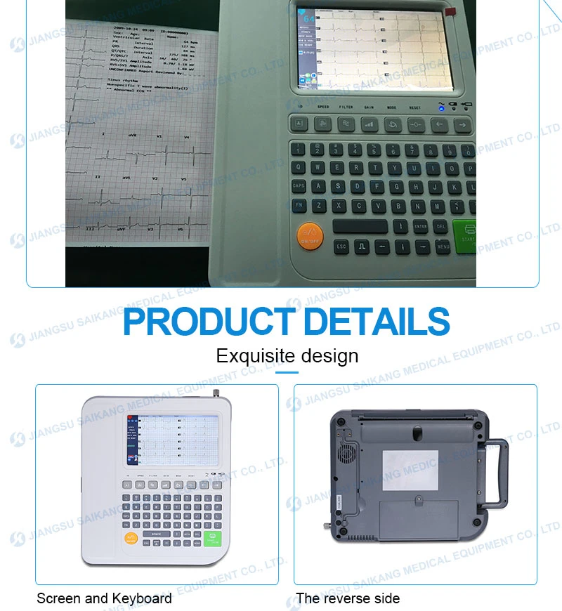 FDA Factory Comfortable Portable ECG